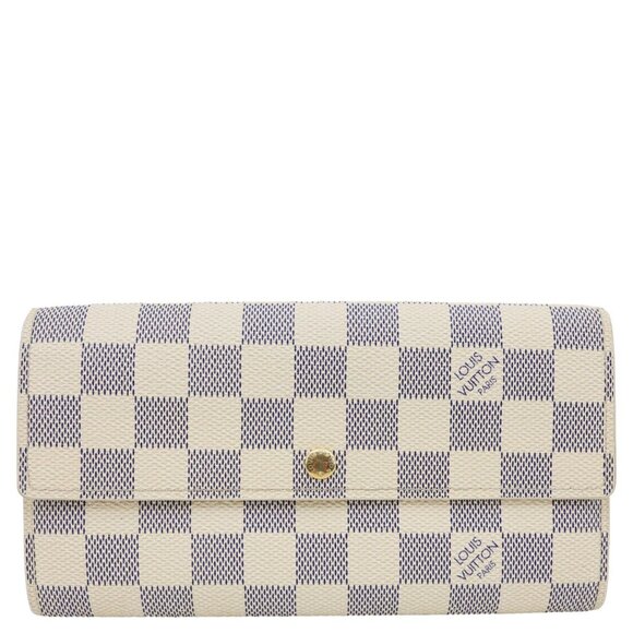 Louis Vuitton  Sarah Damier Azur Wallet White - Picture 1 of 15